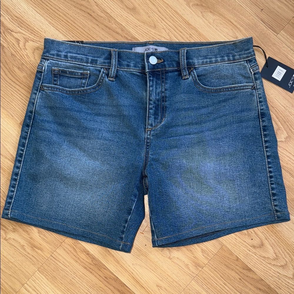NWT Joe’s Jeans Classic Blue Jean Denim Shorts Easy Bermuda Size 29 $168